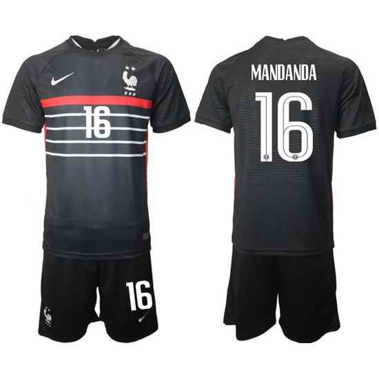 FRANCE 2022 World Cup Soccer Jersey #16 MANDANDA